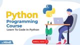 Python Programming Course - Learn to Code in Python