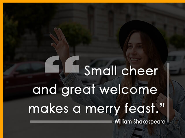 shakespeare welcome quotes
