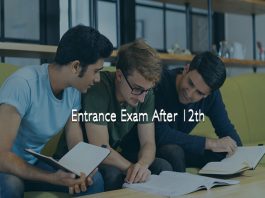 Entrance Exam after 12th