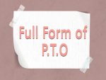 p t o full form
