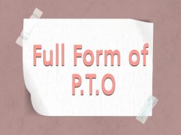 What is P.T.O Full Form?