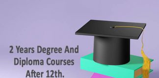 2 Year Degree Courses after 12th