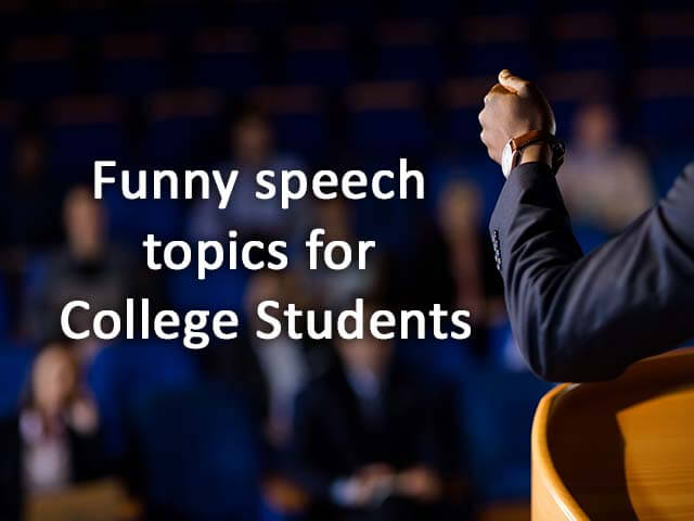 funny 2 minute speech topics