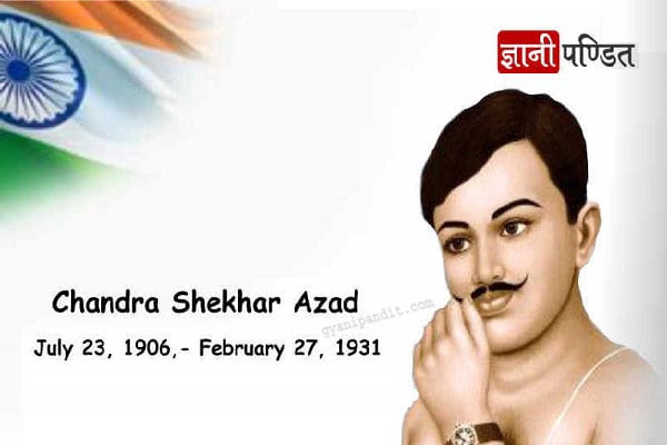 Image result for Chandra Shekhar Azad