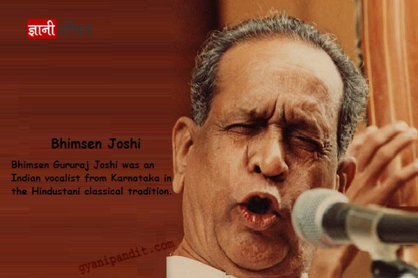 Bhimsen Joshi