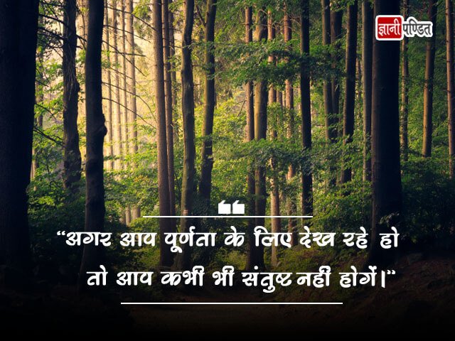 Satisfaction Quotes in Hindi