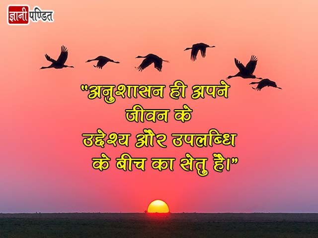 Discipline Quotes in Hindi