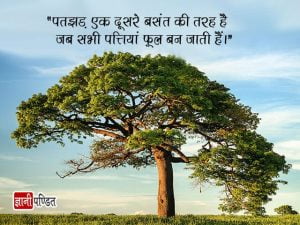 Inspirational Quotes on Flowers in Hindi
