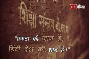 Hindi Bhasha par Quotes