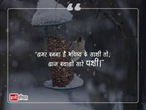 Save Birds Status in Hindi