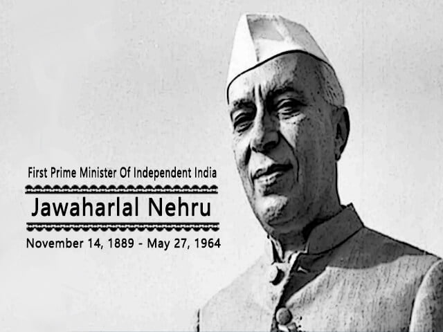 nehru biography in english