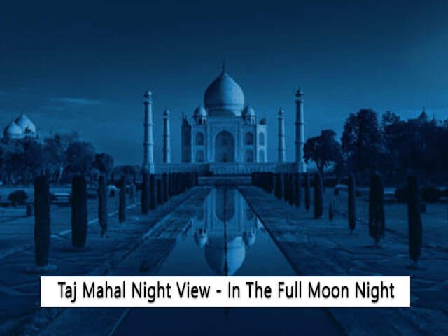 Taj Mahal Images in Night