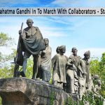 mahatma Gandhi In To March With Collaborators – Statue-7bb96926
