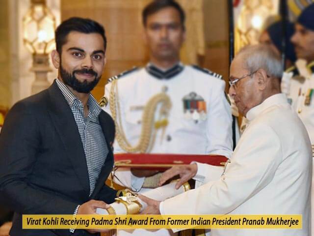 Virat Kohli Awards