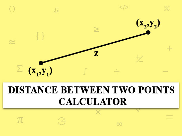 Distance Between Two Points Calculator 